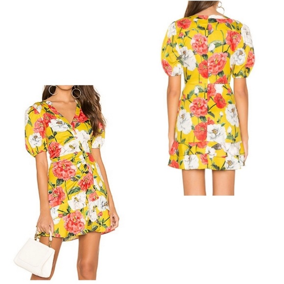 Parker Minna Lemon Wildflower print cotton dress. - Picture 5 of 15